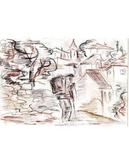 Цифровой рисунок Тяжелая ноша