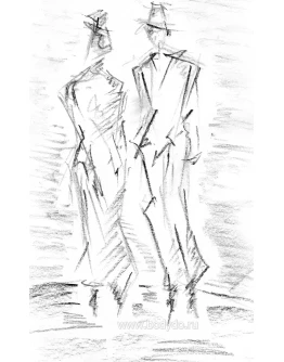 Цифровой рисунок Подруги