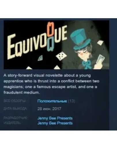 Equivoque STEAM KEY REGION FREE GLOBAL