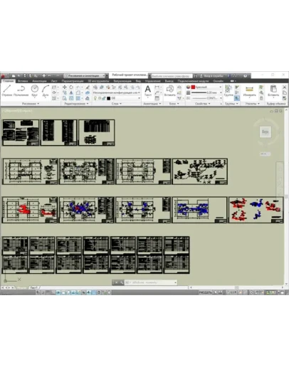 Рабочий проект отопления и вентиляции детского сада