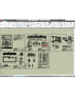 Рабочий проект строительства теневого навеса над детско