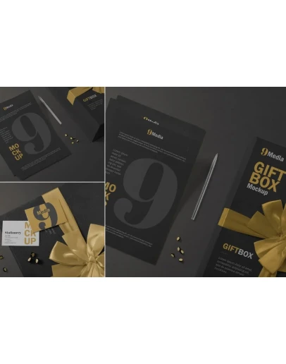 Letterhead &amp Business Card Mockups