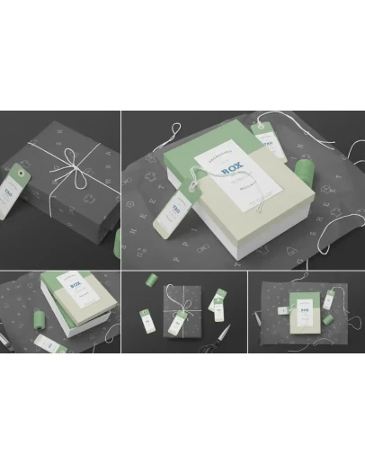 Rectangle Box Mockups Rectangle Box Mockups