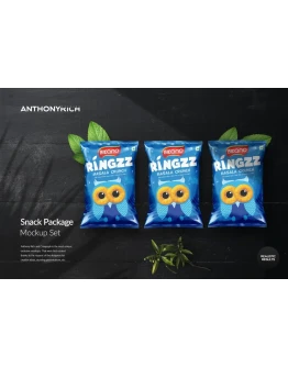 Snack Long packaging mockup