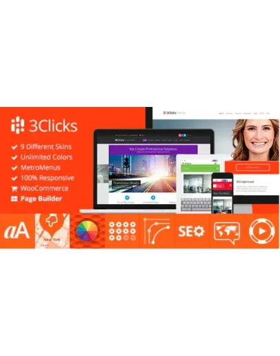 WP 3clicks responsive wordpres theme русский перевод WP 3clicks responsive wordpres theme русский перевод