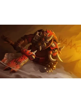 Genuine Supreme Black Orc Warboss DOTA 2