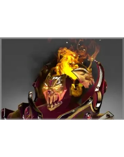 Autographed Golden Mantle of Grim Facade DOTA 2
