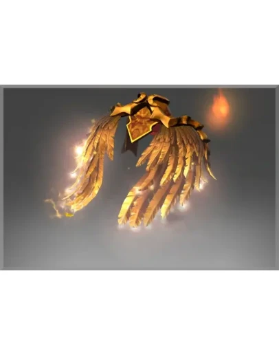 Autographed Golden Wyrmwrought Flare DOTA 2