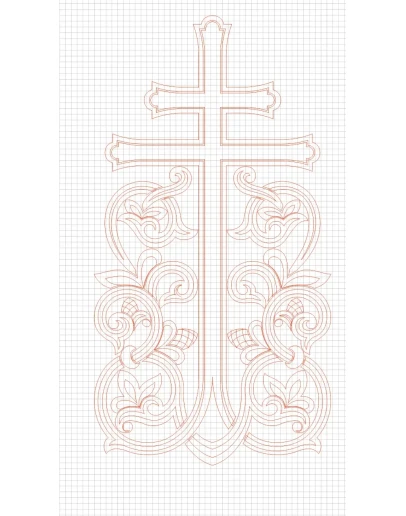 Крест_1 (вектора для станка с ЧПУ)