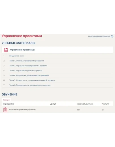 Управление проектами ответы Синергия (все тесты 2024)