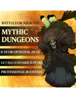 Mythic Dungeons 8/10, 10/10 World of Warcraft (US)