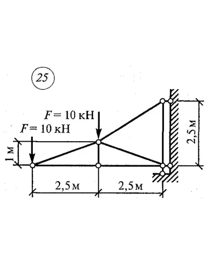 Расчетно-графическая работа 1. Вариант 25