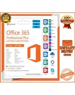 Microsoft Office 365, 5 ПК бессрочный