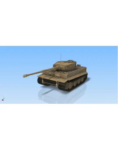 3D модель танка Tiger 1 Autodesk Inventor 940 ДЕТАЛЕЙ