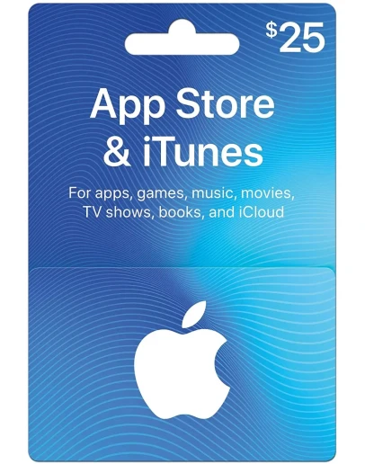 iTunes Gift Card 25 USA - без комиссии