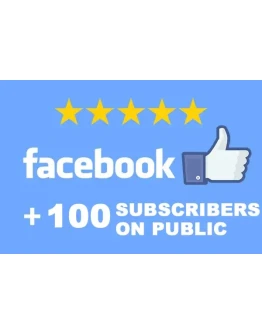 100 Подписчиков в паблик FACEBOOK для Бизнеса