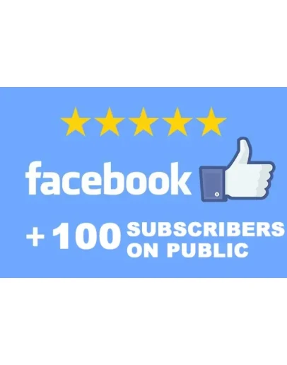 100 Подписчиков в паблик FACEBOOK для Бизнеса