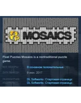 Pixel Puzzles Mosaics STEAM KEY REGION FREE GLOBAL