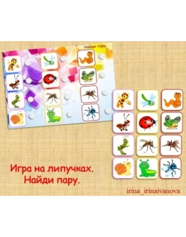 НАЙДИ ПАРУ насекомые /электронная версия