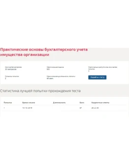 Практические основы бухучета и имущества организации