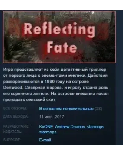 Reflecting Fate STEAM KEY REGION FREE GLOBAL