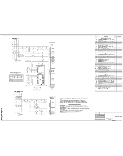 Схема управления вентиляцией с очисткой фильтров