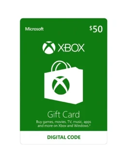 Xbox Gift Card 50 USA - без комиссии