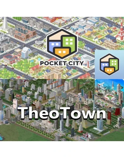 Pocket City + Theo Town AppStore iPhone iPad Apple ios Pocket City + Theo Town AppStore iPhone iPad Apple ios