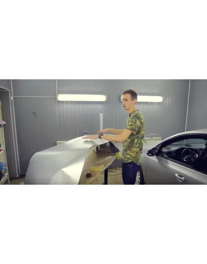 Оклейка переднего бампера со всеми нюансами