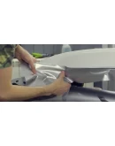 Оклейка заднего бампера со вставками нюансы