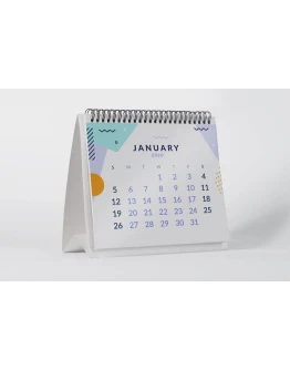 2020 Desktop Calendar Mock Up