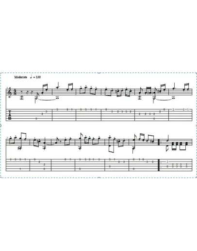 Рио-Рита. Ноты для гитары