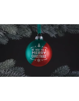 Christmas ball ornament mockup