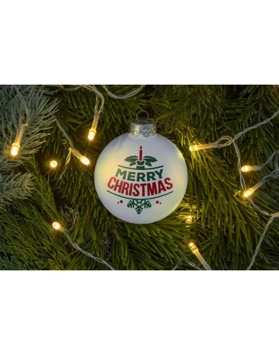 Christmas ball ornament mockup