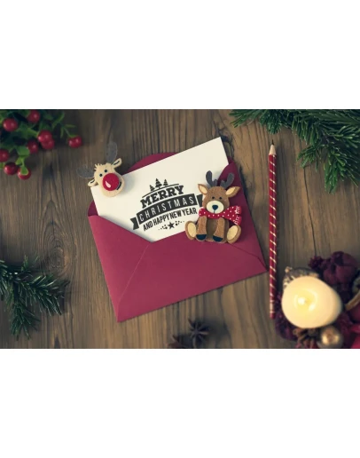 Christmas letter mockup