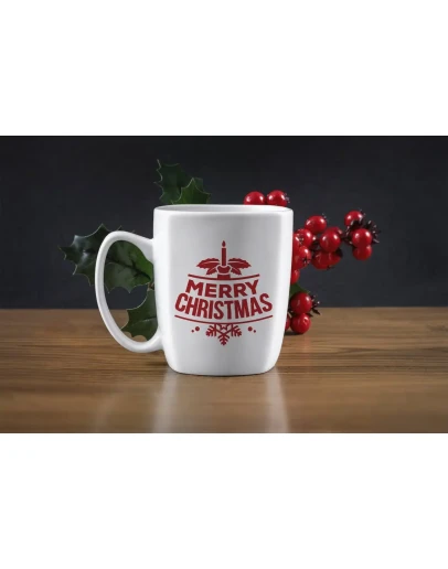 Christmas mug mockup