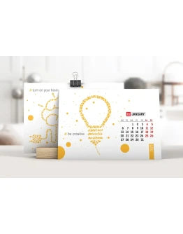 Desk Calendar With Wooden Stand Mockup 02 Desk Calendar With Wooden Stand Mockup 02