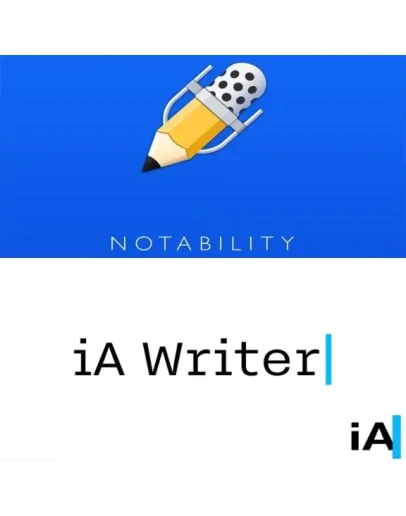 Notability + iA Writer AppStore iPhone iPad ios