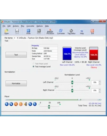 Sound Normalizer 7.99.9 Sound Normalizer 7.99.9