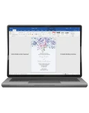 Шаблон приглашения на свадьбу 147