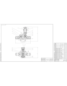 Чертеж Топливоподкачивающий насос двигателя ЯМЗ-236
