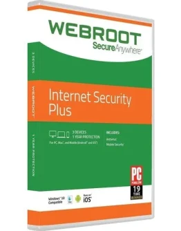 Webroot Internet Security Plus 2 года / 3 устройства