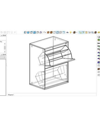 Скрипт Обувница для Базис Мебельщик