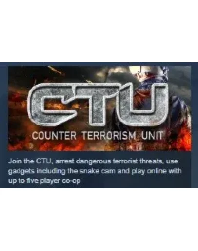 CTU Counter Terrorism Unit STEAM KEY REGION GLOBAL