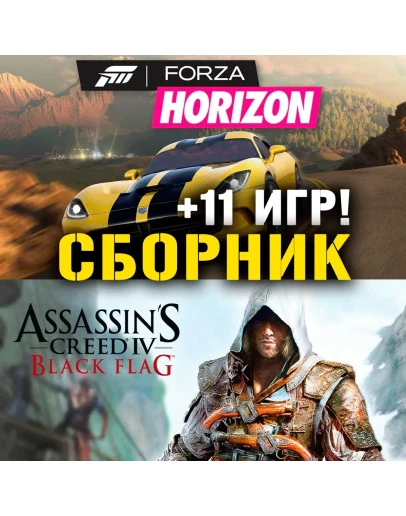 Assassins Creed IV,Forza Horizon+11 XBOX ONE + SERIES