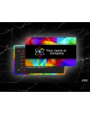 Визитная карточка / PSD шаблон / для ИТ-специалистов Визитная карточка / PSD шаблон / для ИТ-специалистов