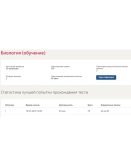 Биология (Ответы на тест Синергия)