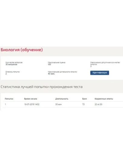 Биология (Ответы на тест Синергия)