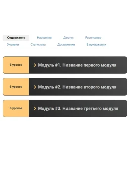 Шаблон списка тренингов Геткурс 3 Шаблон списка тренингов Геткурс 3