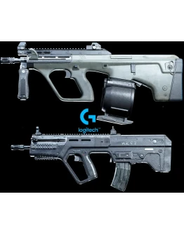 WarZone - Макросы для AUG &amp RAM7 - logitech